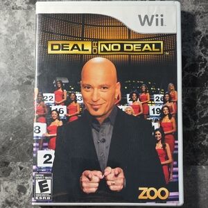 Nintendo WII | Deal Or No Deal Video Game *Complete Game & Manual